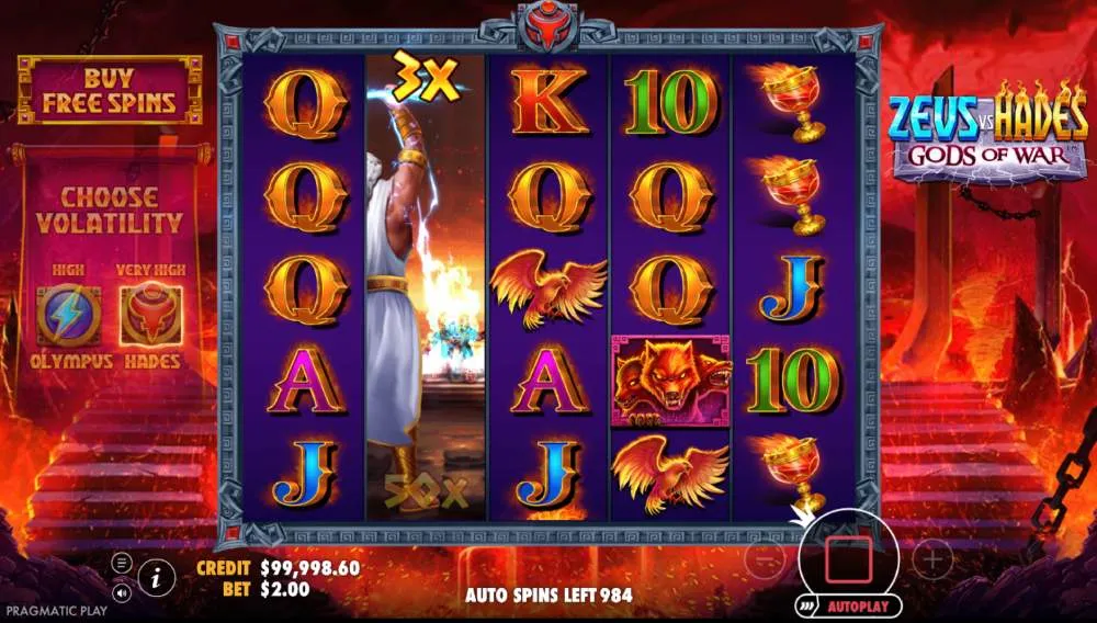 Zeus vs Hades na wyciągnięcie ręki - rozgrywka mobilna